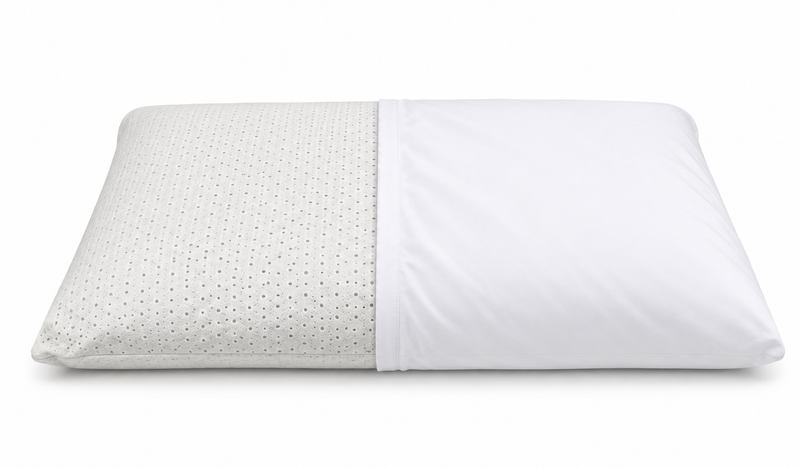 Guanciale in memory foam forato con federa jersey