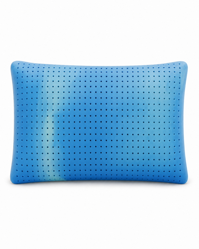 Guanciale in Memory foam gel forato con federa traforata