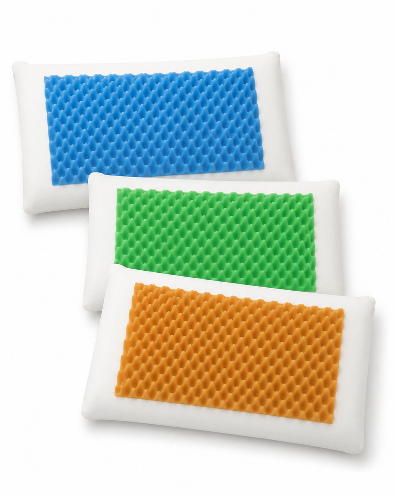 Guanciale con inserto massaggiante in memory foam, brezza marina, agrumi, citronella