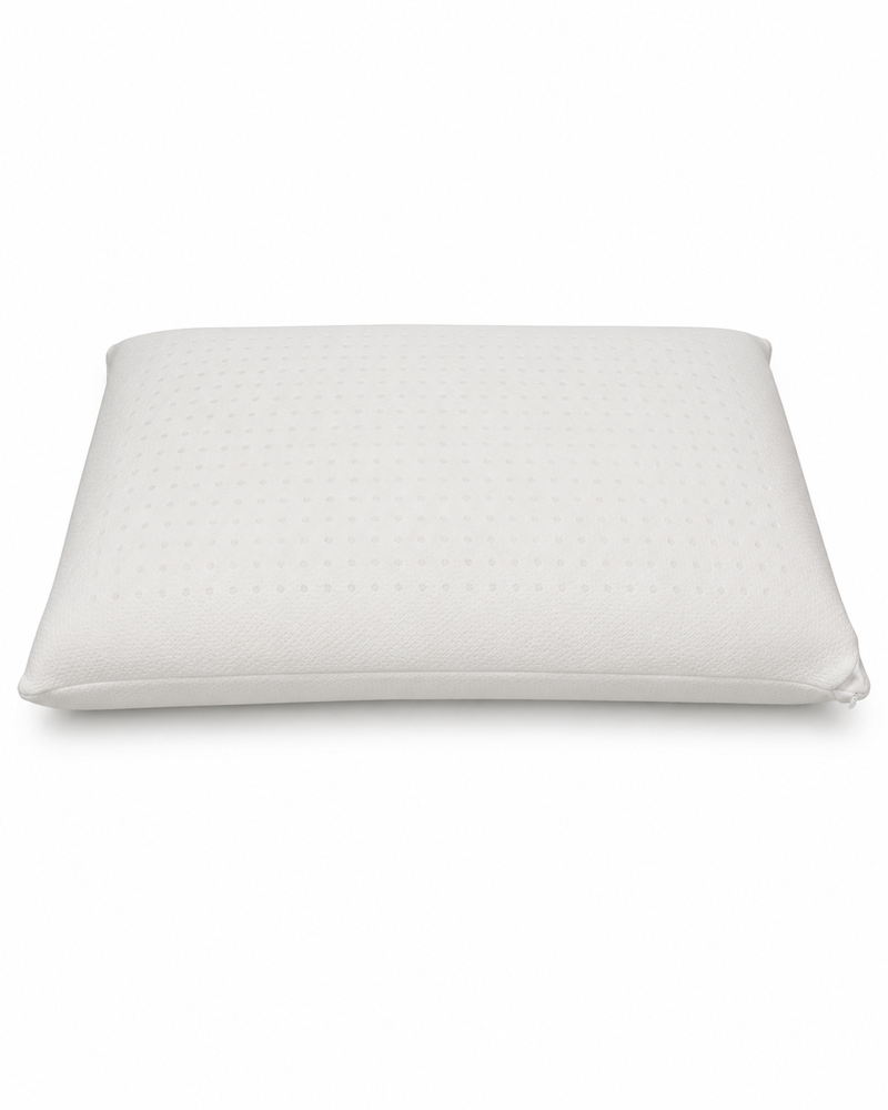 Guanciale in memory foam forato con federa jersey