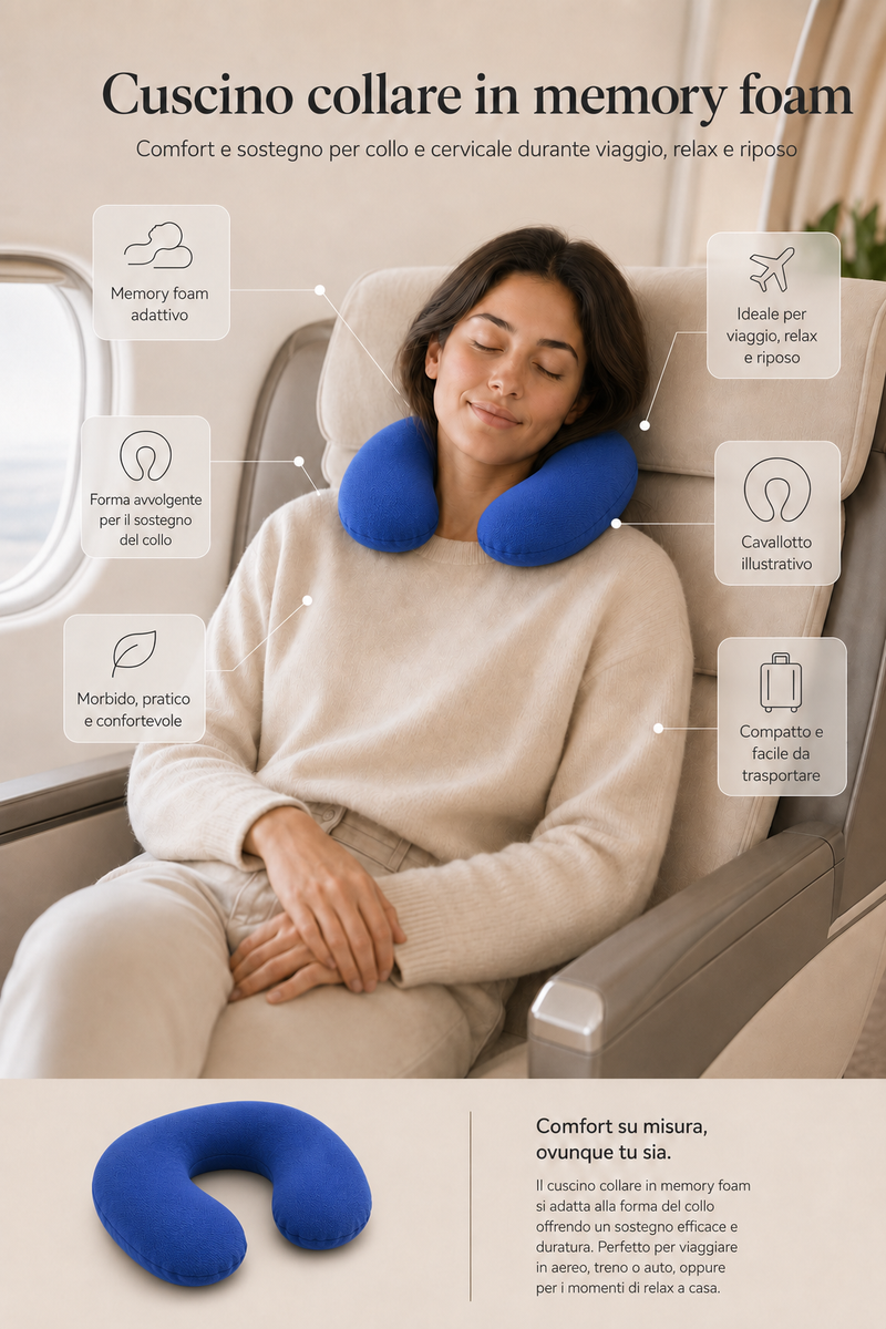 Collarino in memory foam