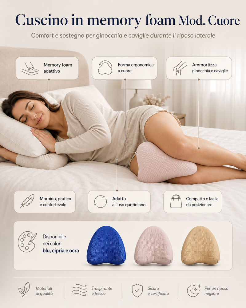 Cuscino Cuore in memory foam