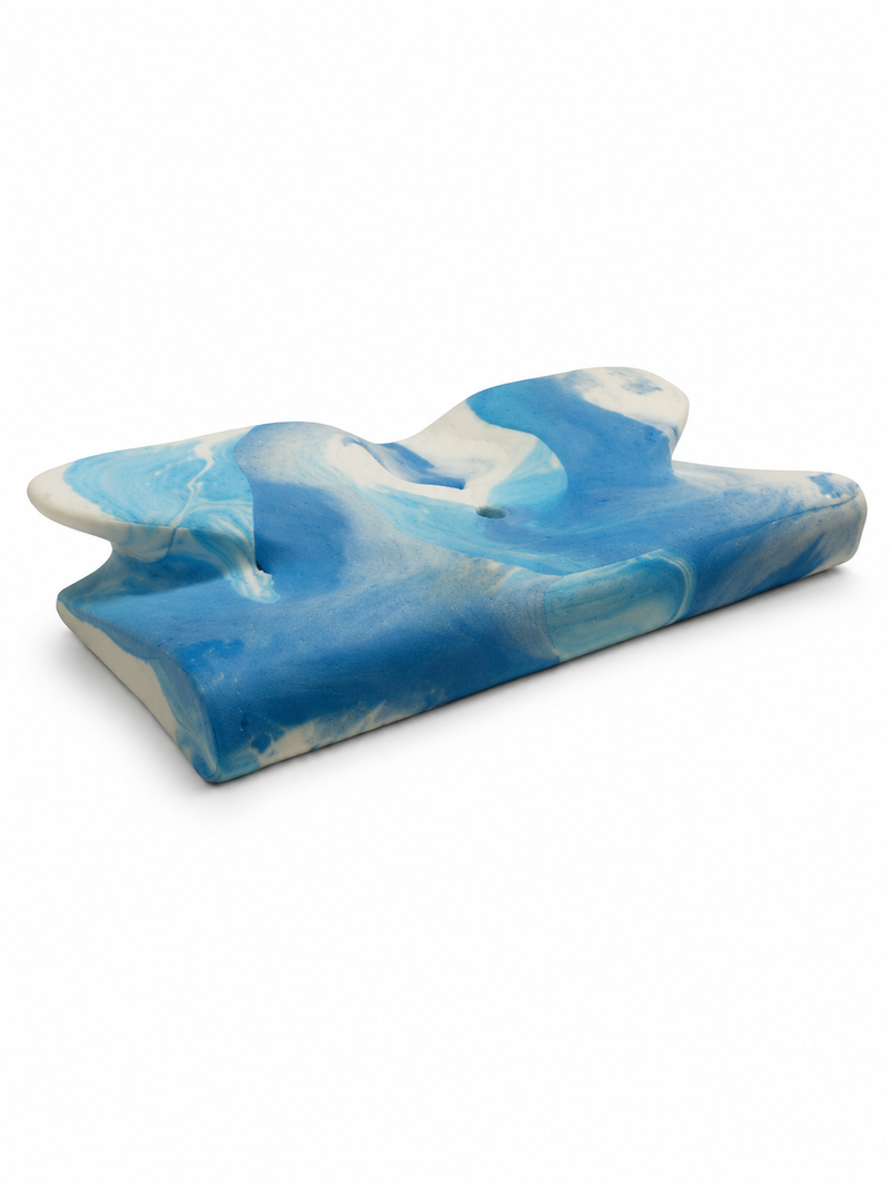 Guanciale ergonomico ortocervicale Acqua Gel in memory foam "Fly"