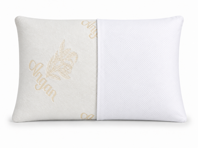 Guanciale in memory foam con federa Argan