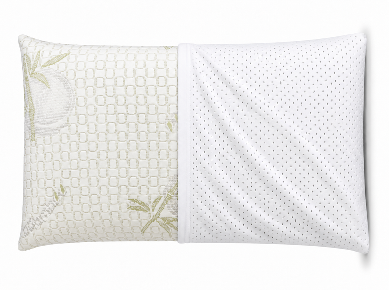 Guanciale in memory foam con federa Bamboo