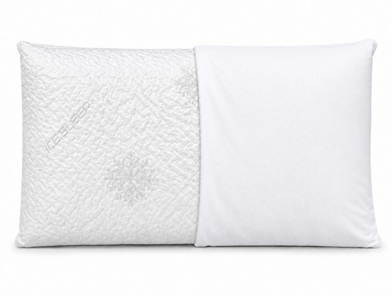 Guanciale in memory foam con federa Ice